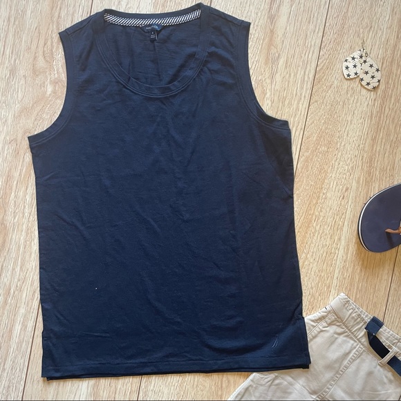 NWT Nautica Navy Tank - Picture 2 of 4